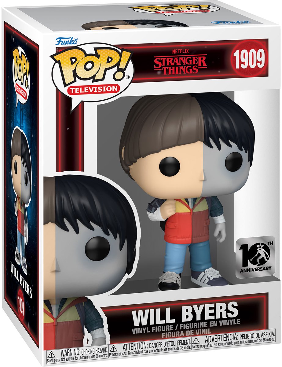 ¡Funko pop! televisión: cosas más extrañas - will byers (split) #1909