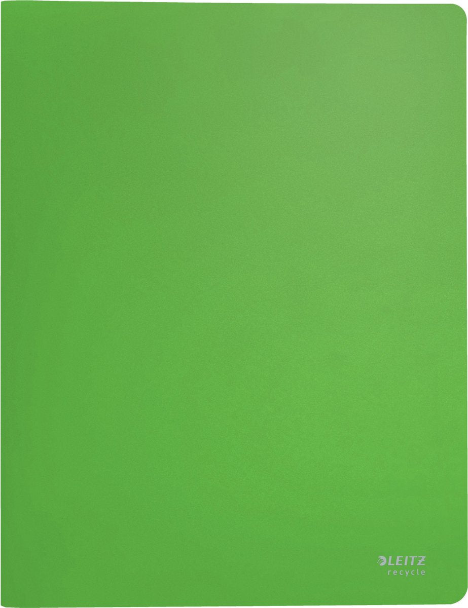 Leitz recycle show album a4 - 40 copertine - 90% plastica riciclata pre e post consumo - verde