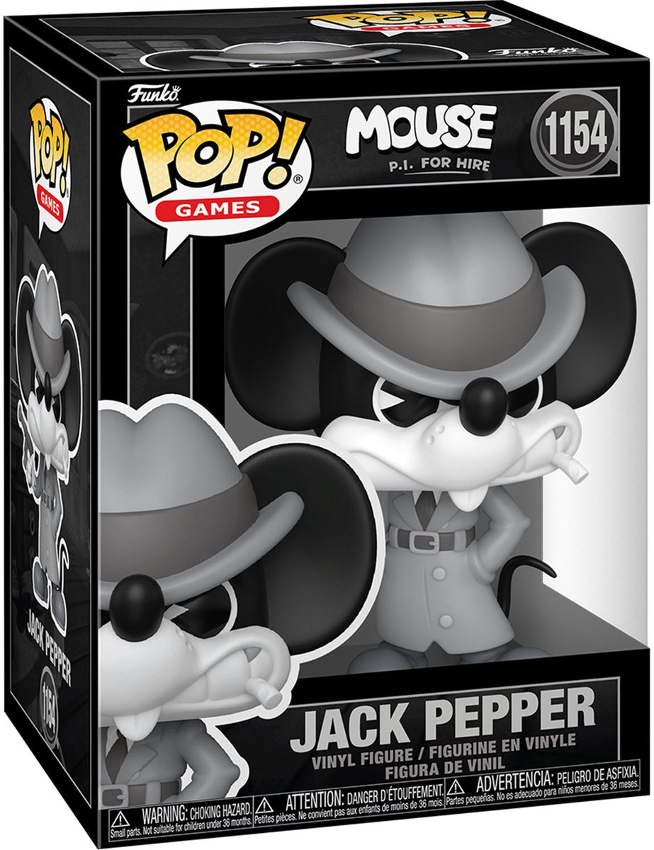 Funko - mouse pi a noleggio - giochi pop n° 1154 - jack pepper