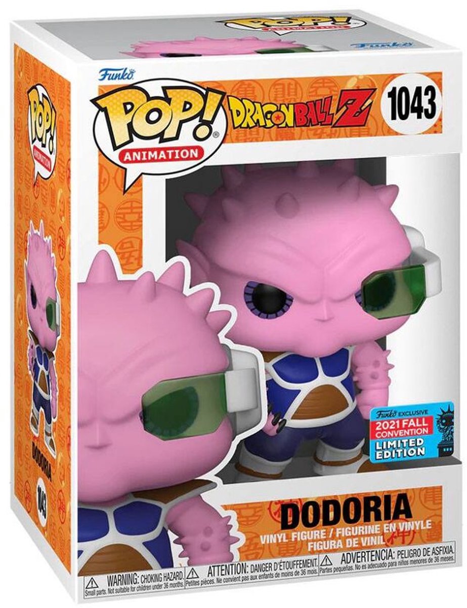 Funko dragon ball z personaggio da collezione pop! animazione dodoria esclusiva 9 cm multicolori