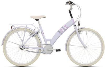 Bikefun bikke fun 24 inch meisjesfiets lots of love 3v mat lila