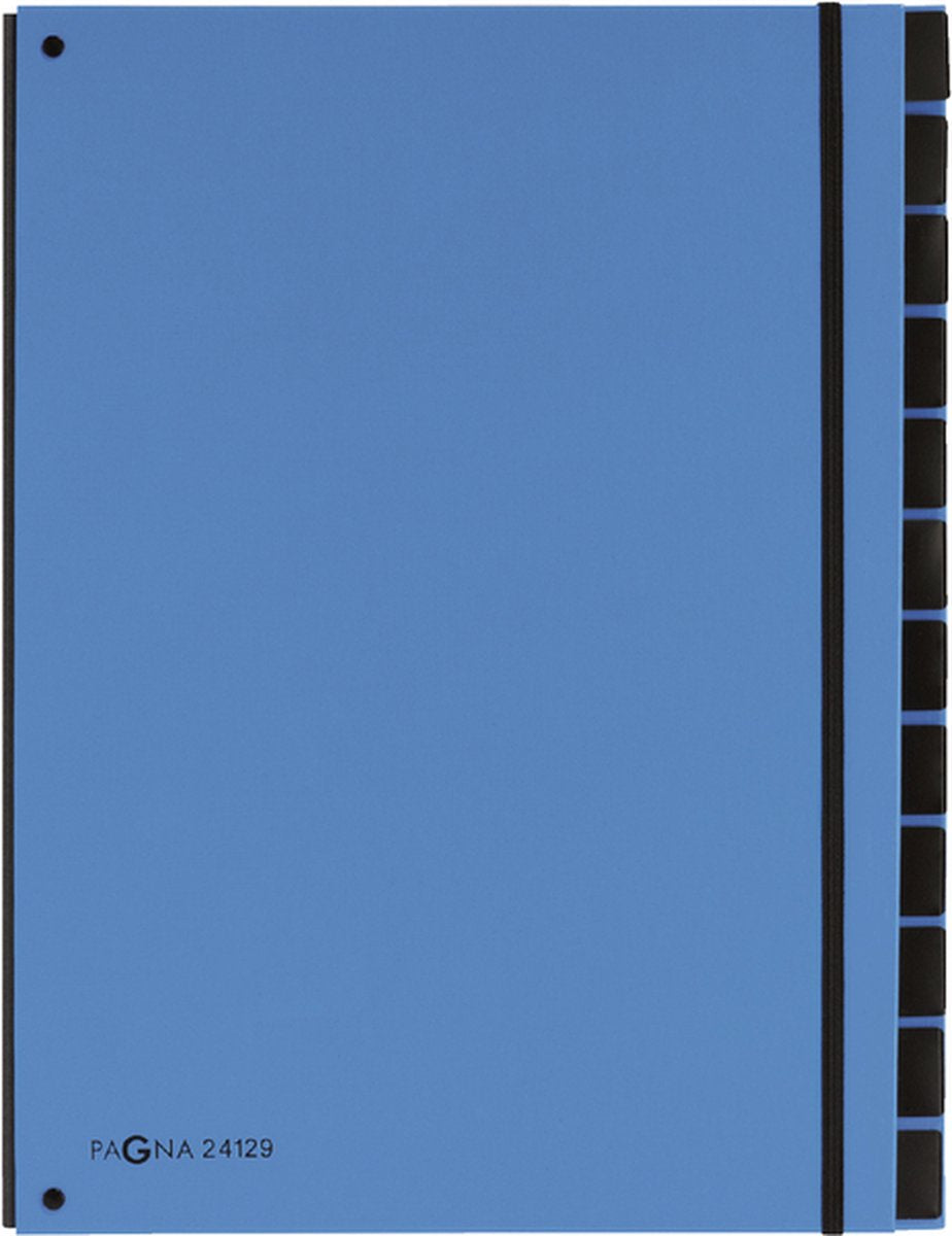 Carpeta clasificadora Pagna tendencia 12tab a4 azul claro