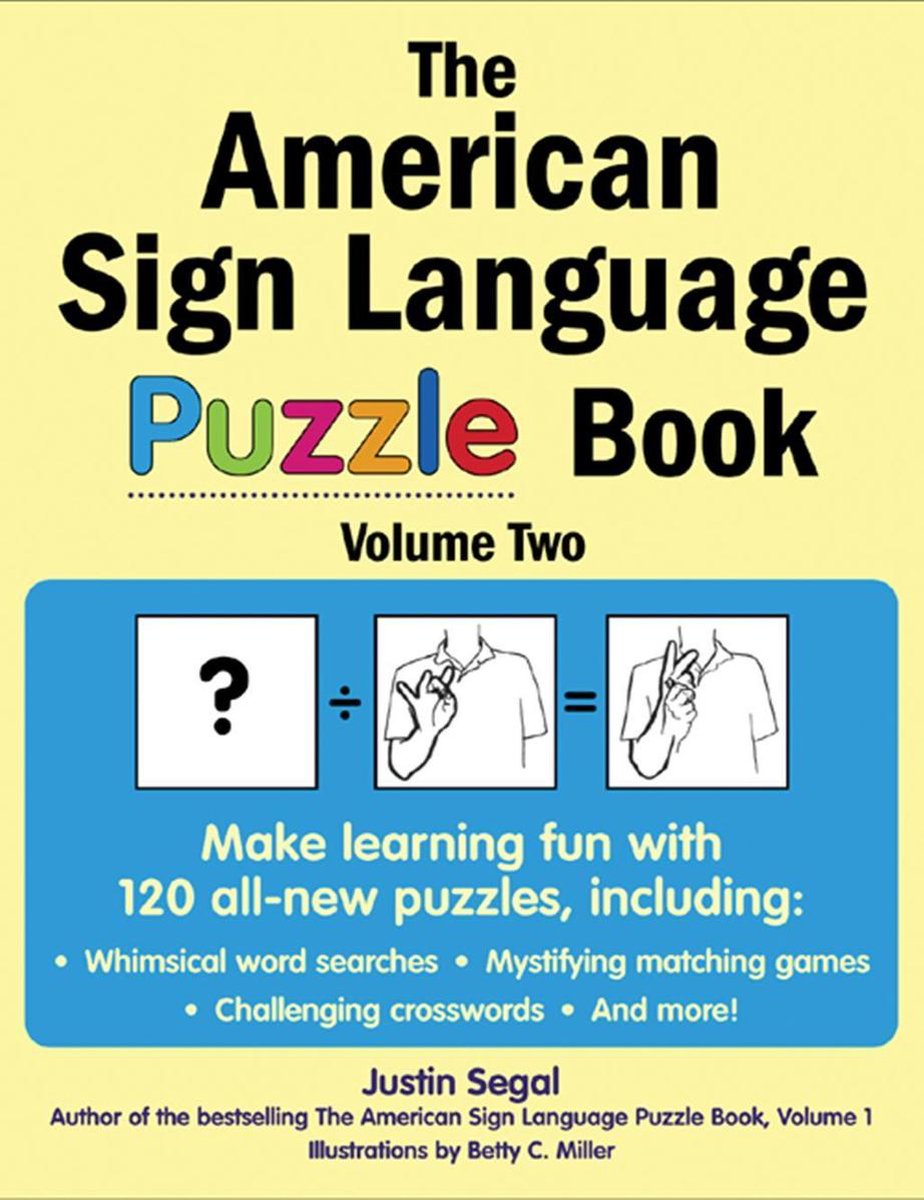 Il libro dei puzzle della lingua dei segni americana, volume 2