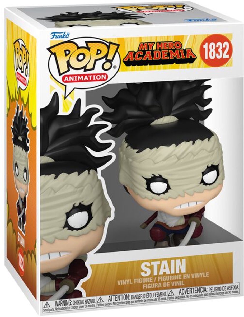 Funko my hero academia stain vinyl figur 1832 unisex pop! - neutraal - standard
