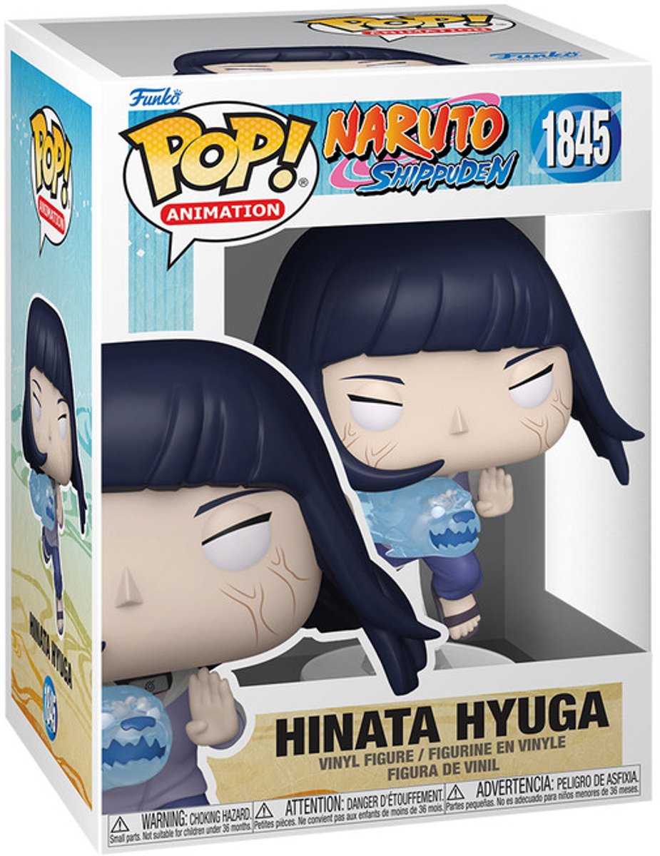 Funko naruto hinata hyuga figura de vinilo 1845 unisex pop! - multicolor - estándar