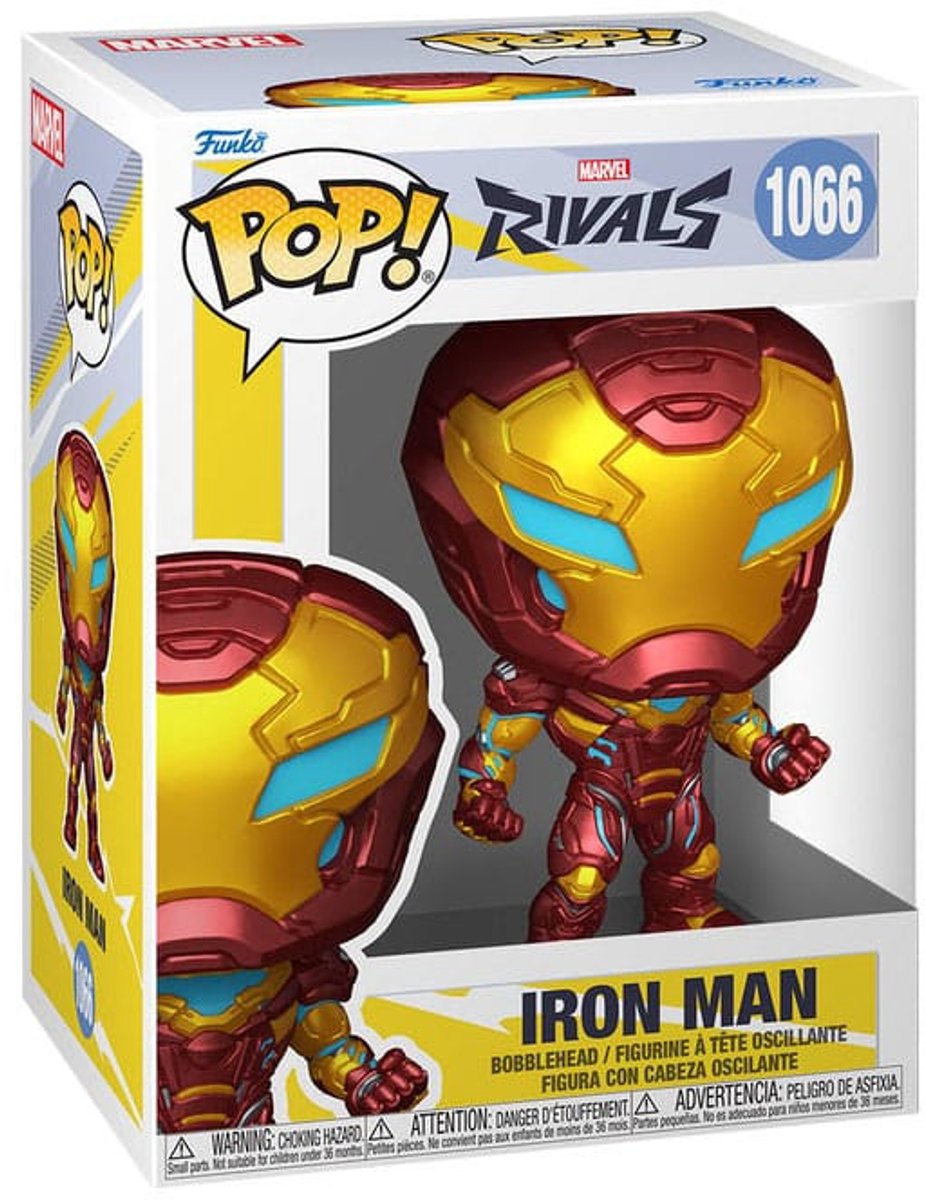 Funkopop! - rivali - figura meravigliosa - iron man - #1066