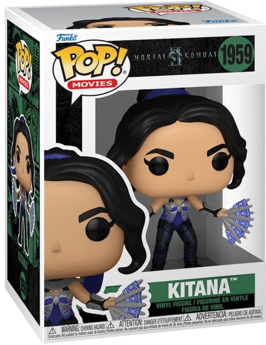 Funko mortal kombat kitana statuetta in vinile 1959 unisex pop! - neutro - standard