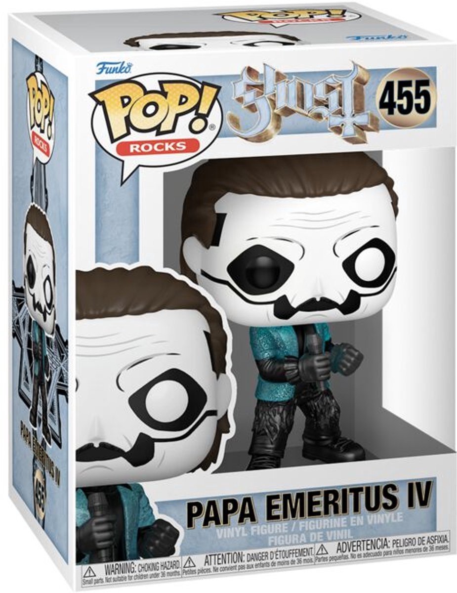 Funko pop rock: ghost - papa emerito iv pop #455
