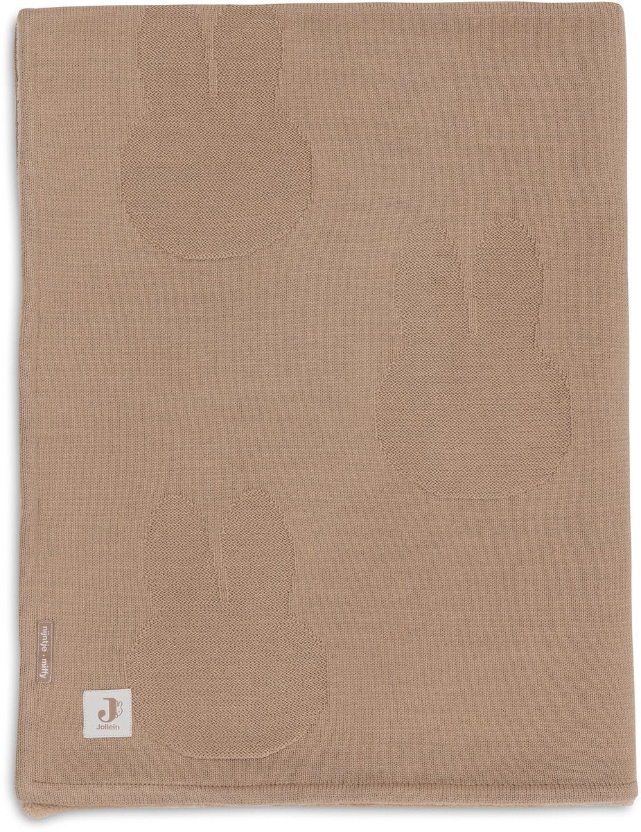 Coperta per culla Jollein - 75x100 cm - miffy - velluto biscotto