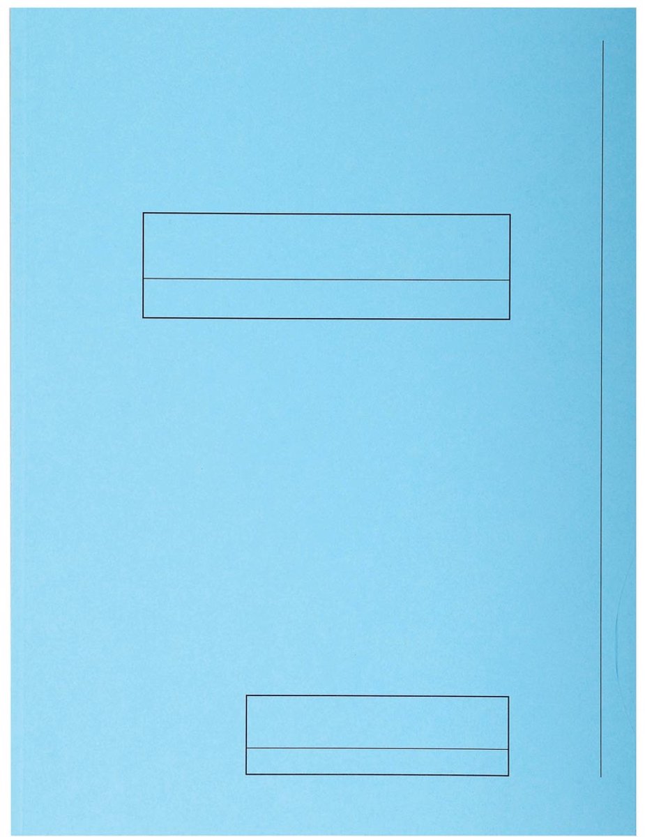 Cartella file Exacompta super 210 | confezione da 50 pezzi | blu