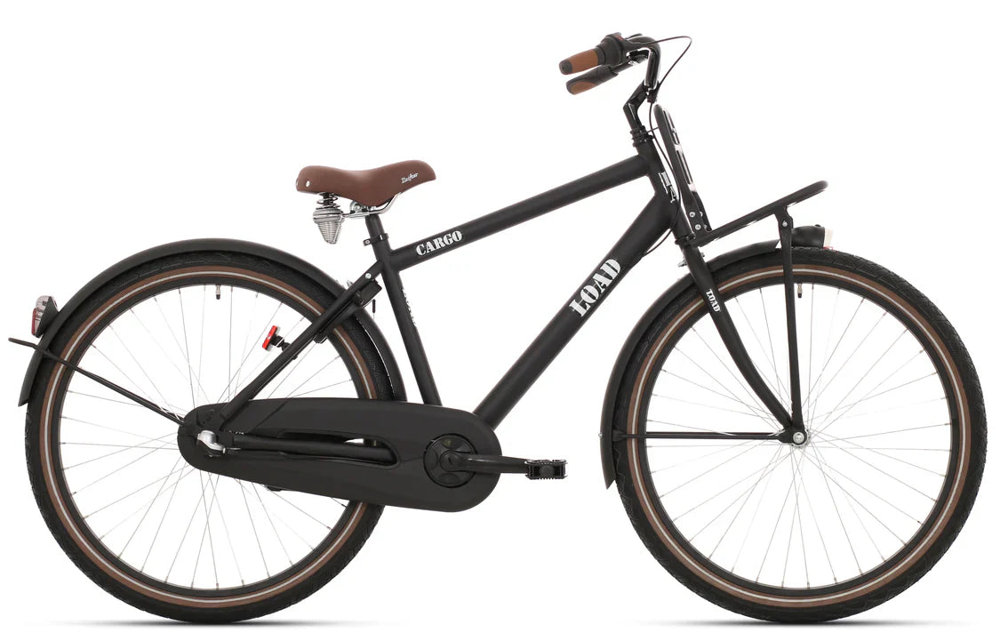 BikeFun Load 26 Boy Bike con 3 engranajes BUCH DE FRENO - Matt Black