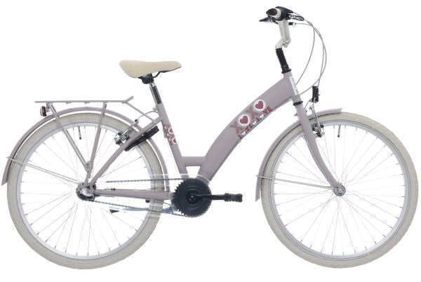 Bikefun Bike per bambini 26 Lo sacco di amore con Nexus 3 Gears - Adobe Pink