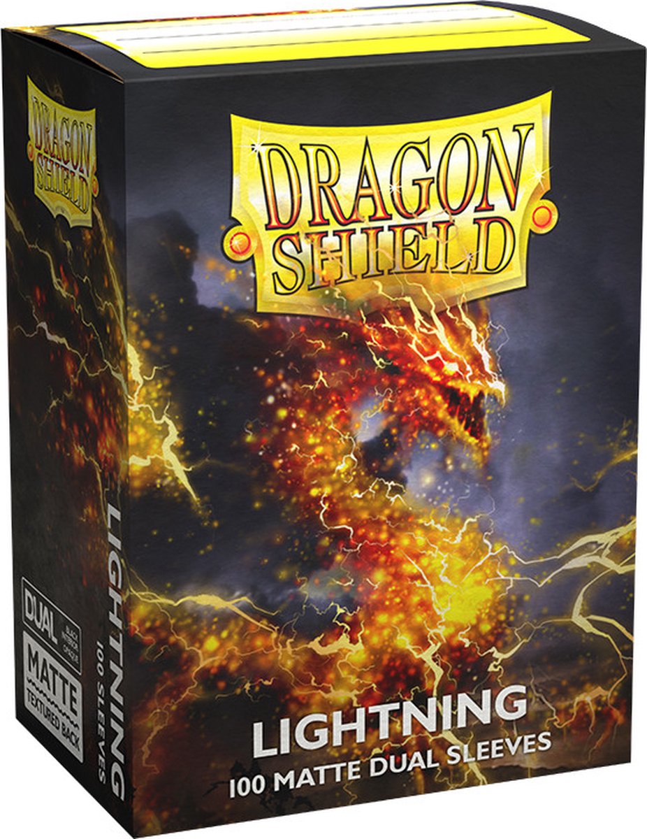 Escudo de dragón Dragonshield – relámpago de doble manga mate 100x