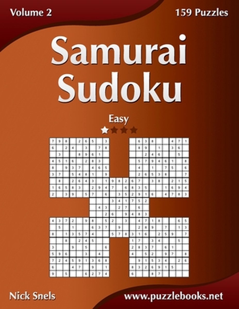 Puzzlebooks.net Sudoku samurai - facile - 159 puzzle