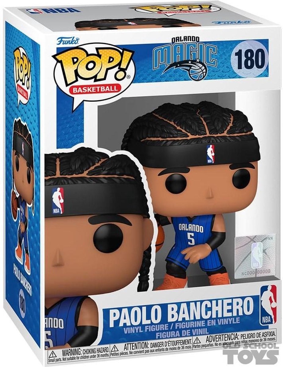 Funko pop basket: orlando magic - paolo banchero pop #180