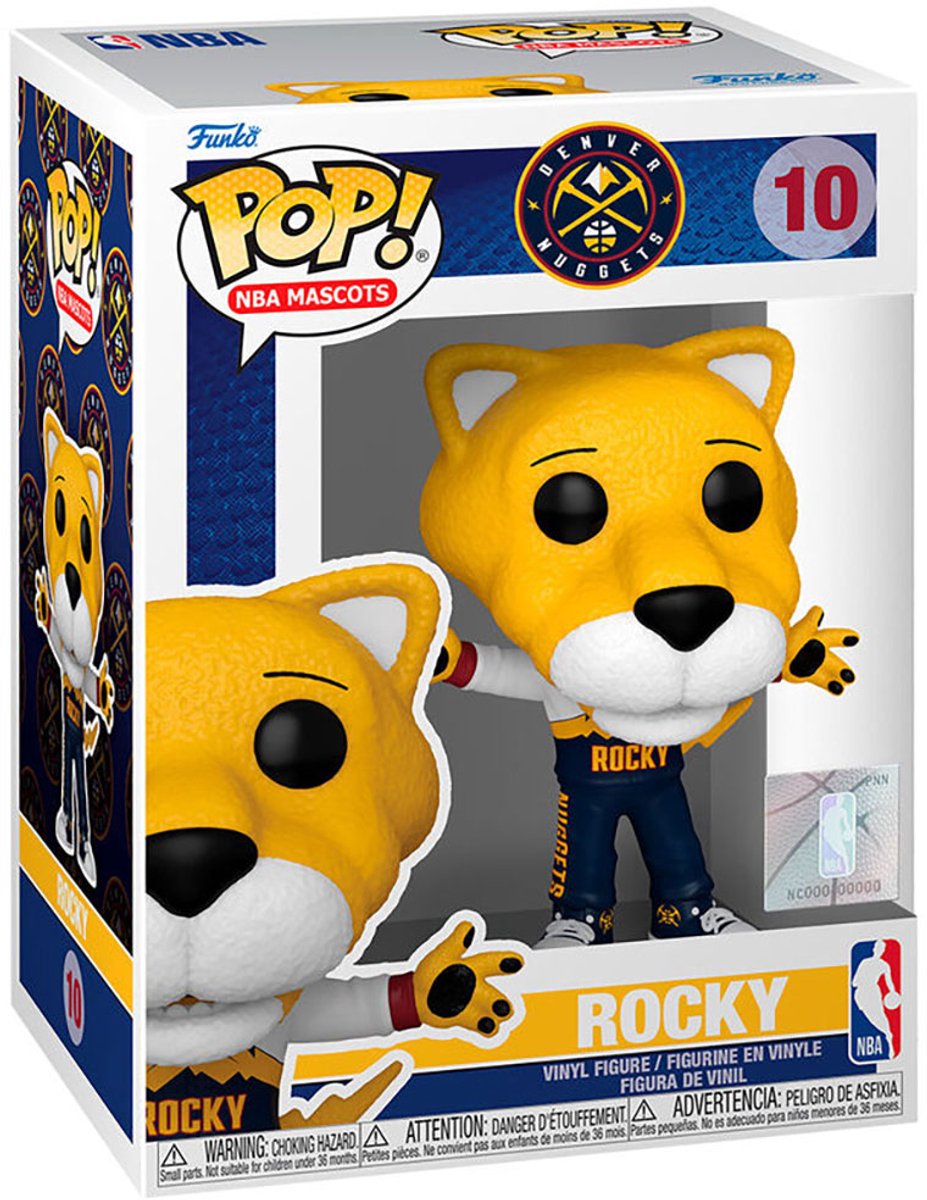 Funko pop! nba mascots: denver nuggets - rocky #10