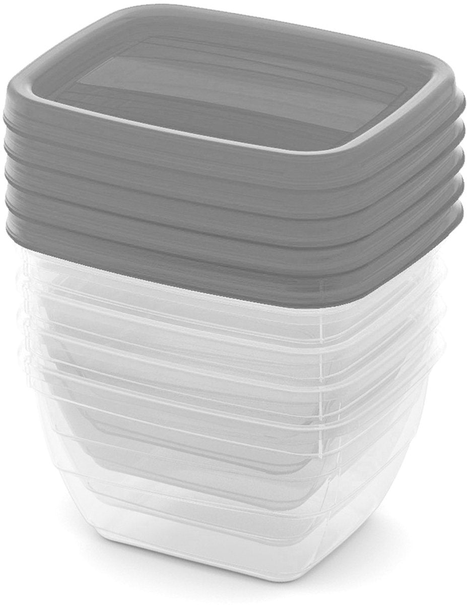 Juego de recipientes para comida Curver vedo 5x0,25l - 12x8,5x4cm - transparente