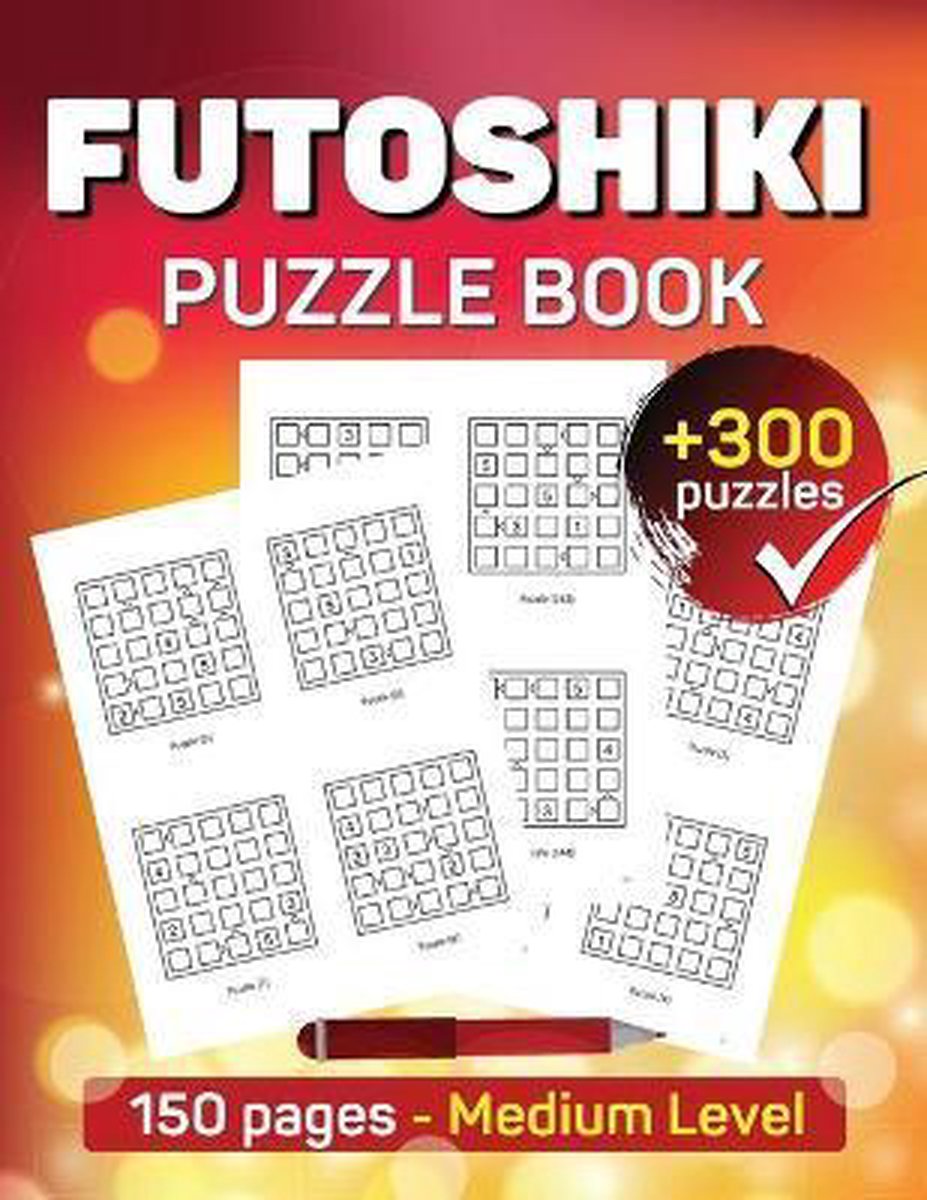 Libro de rompecabezas Futoshiki 150 páginas nivel medio
