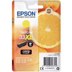 Cartucho de tinta epson c13t33644012 amarillo