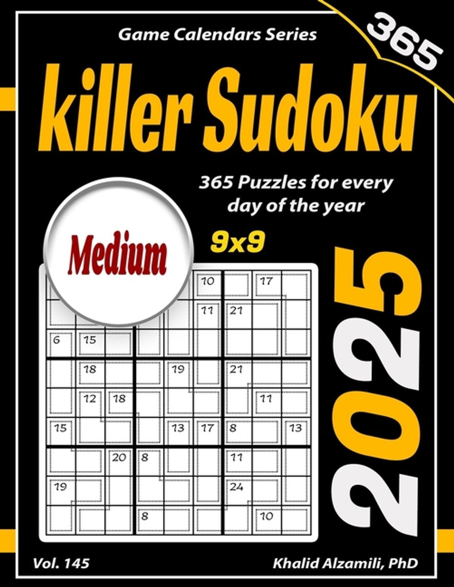 Calendarios de juegos: sudoku asesino 2025