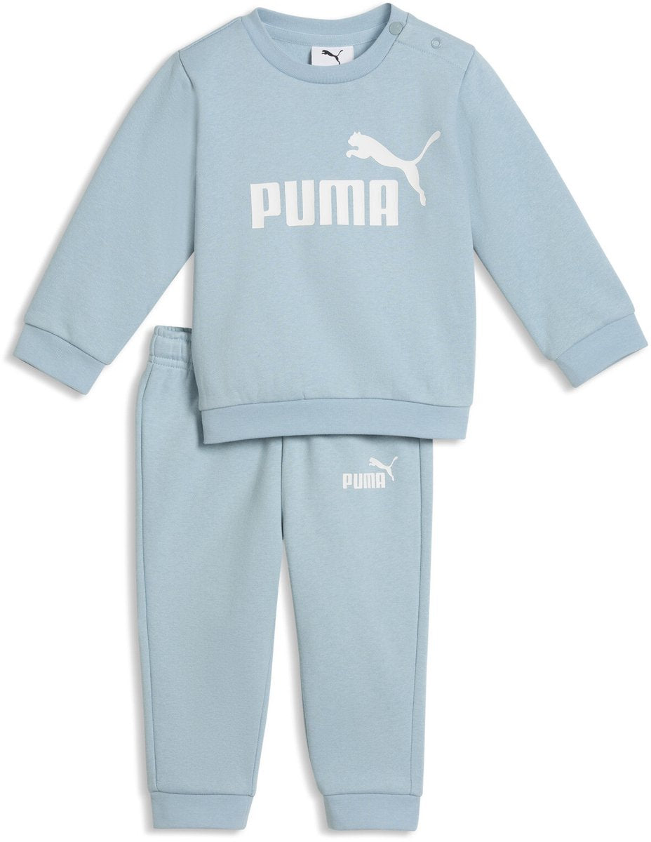 Puma minicats ess crew set fl inf unisex trainingspak - seafoam