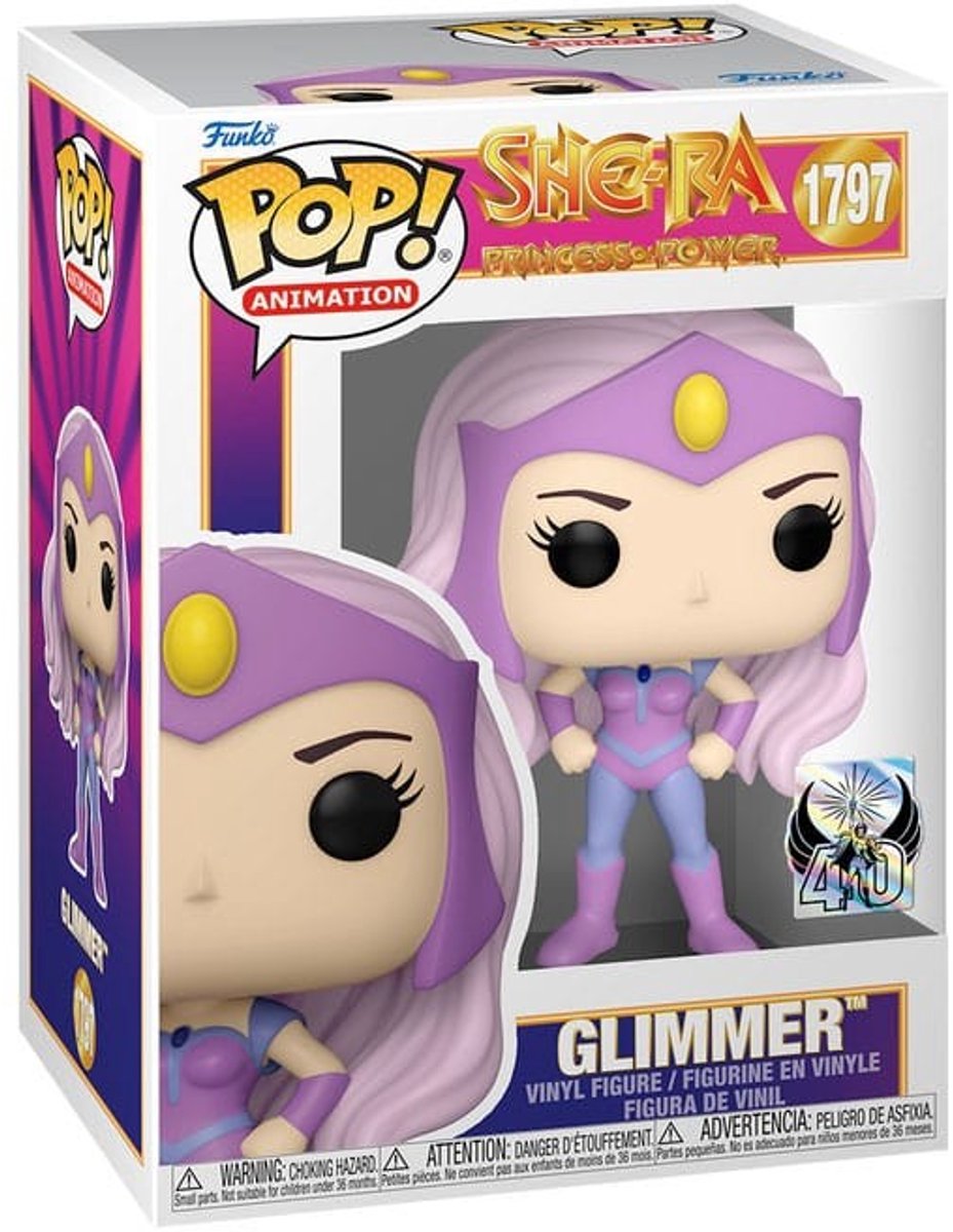 ¡Funko pop! she-ra glimmer 1797 motu she-ra princesa del poder