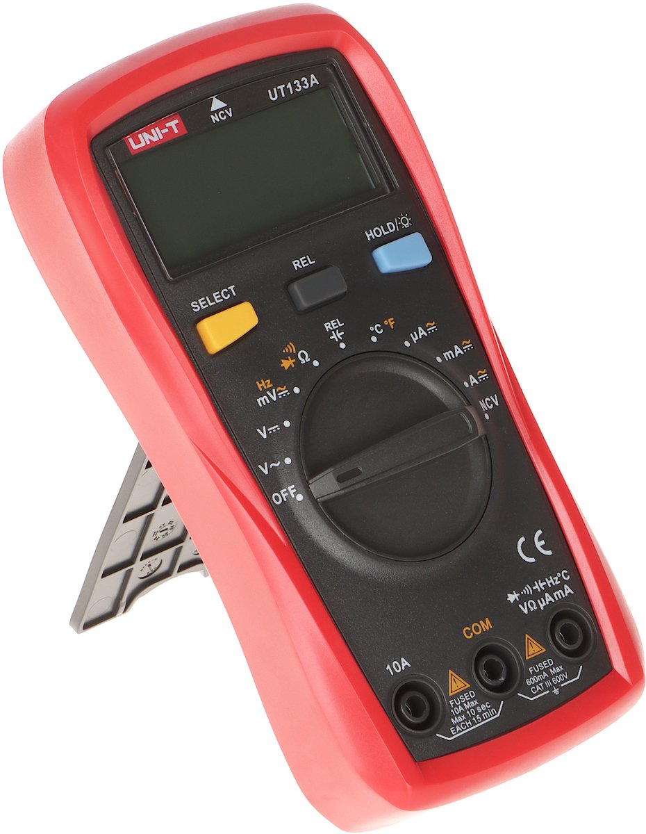 Serie Uni-t UT-133a - multímetro - ncv - selección automática de rango - modo relativo