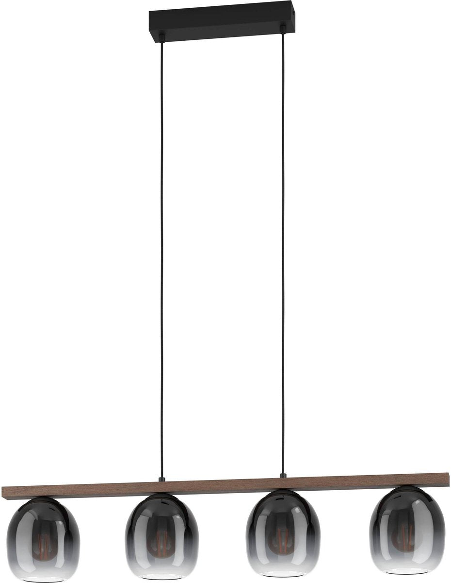 Eglo filago hanglamp - e27 - 88 cm - zwart bruin