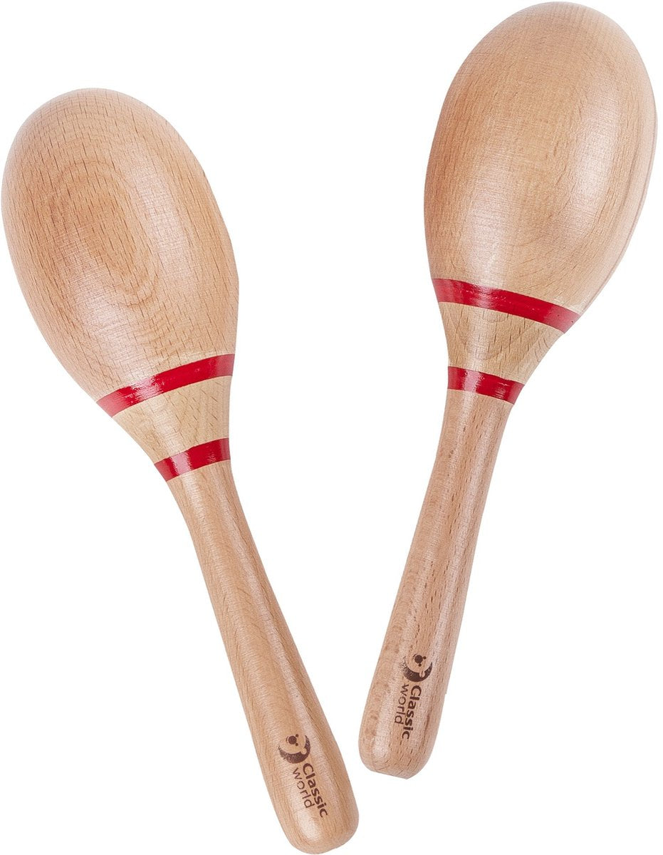 Classic World World Wooden Samba Balls