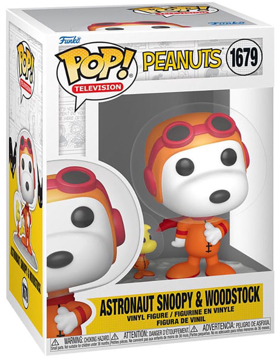 Funko peanuts pop! animation figure space snoopy 9 cm pop! figuur