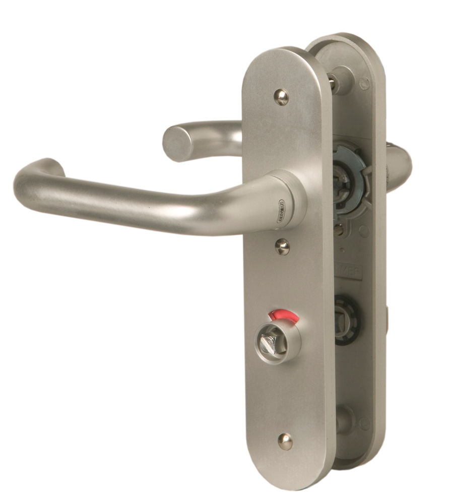 Nemef 3253 raccordo wc rs scudo corto arrotondato | d sgabello-sgabello | set di raccordi | pennato | perno di manovella 8mm | f1 alluminio | wc63 | senso di rotazione destra - 9325322631