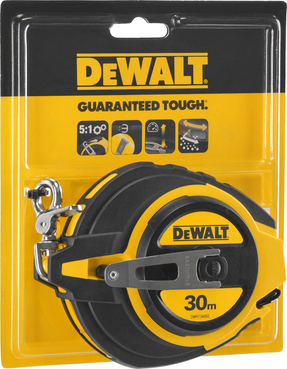 Dewalt dwht0-34093 - surveyor - 30m - 5:1 rapid roll-up system - closed cabinet