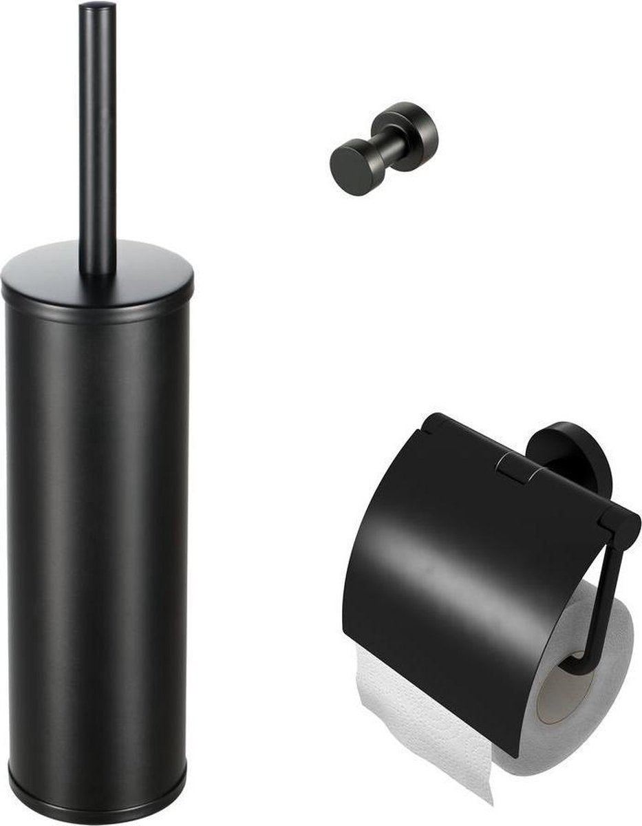 Geesa nemox toiletaccessoireset - zwart