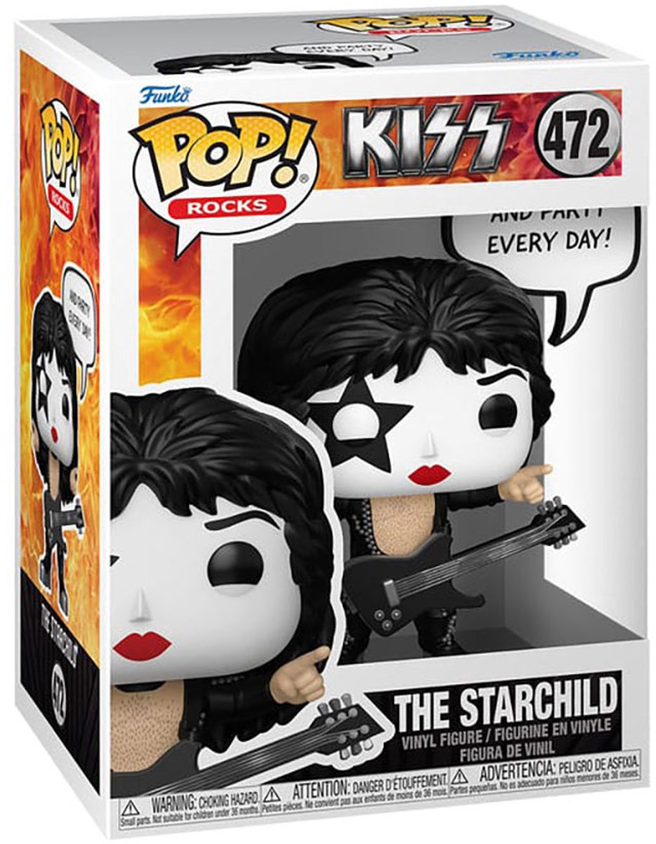 Funko kiss the starchild statuetta in vinile 472 unisex pop! - neutro - standard