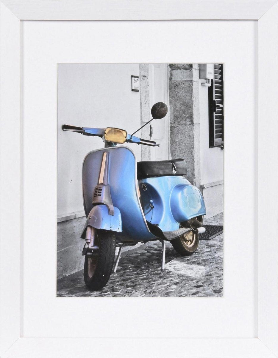 Henzo fotolijst - - umbria - fotomaat 18x24 cm - wit