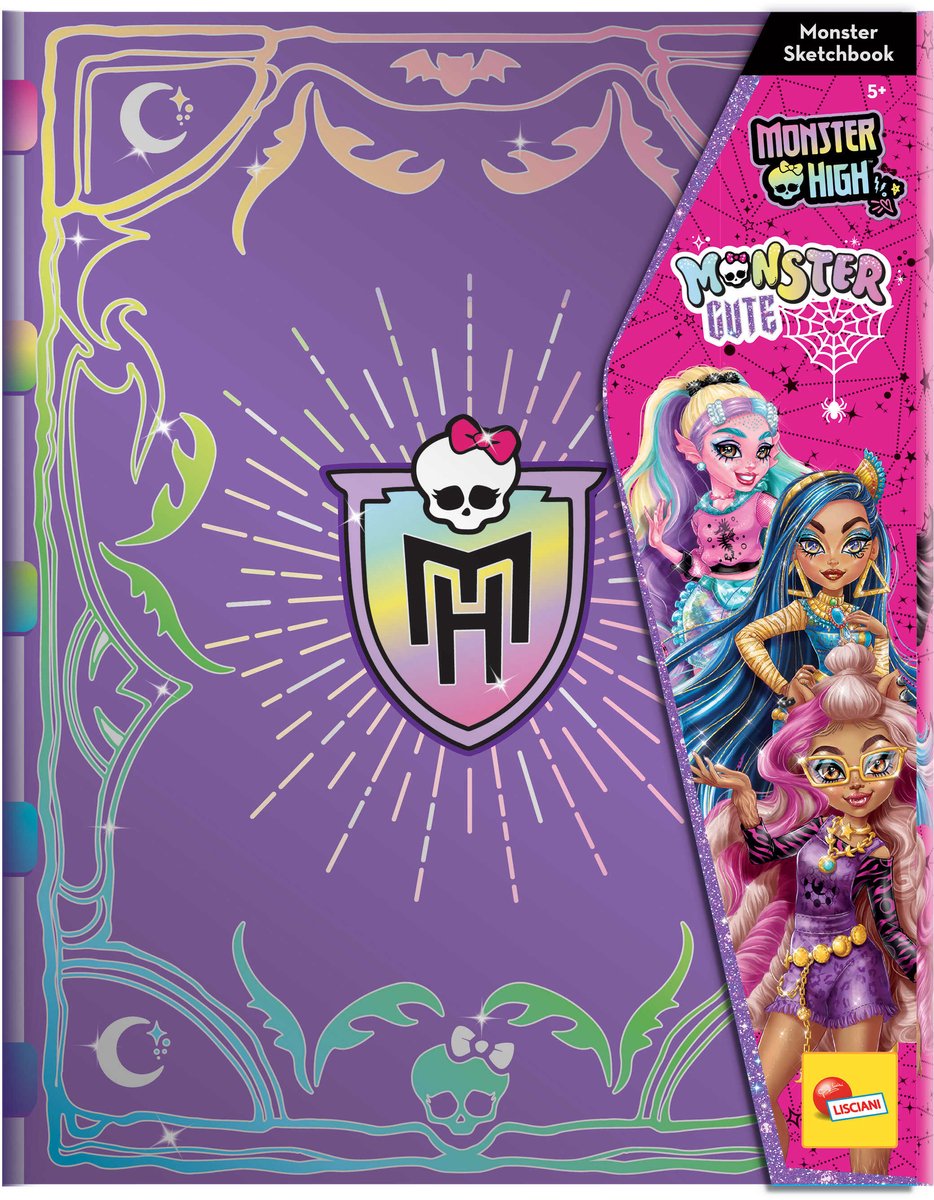 Lisciani monster high cuaderno de bocetos monstruo lindo