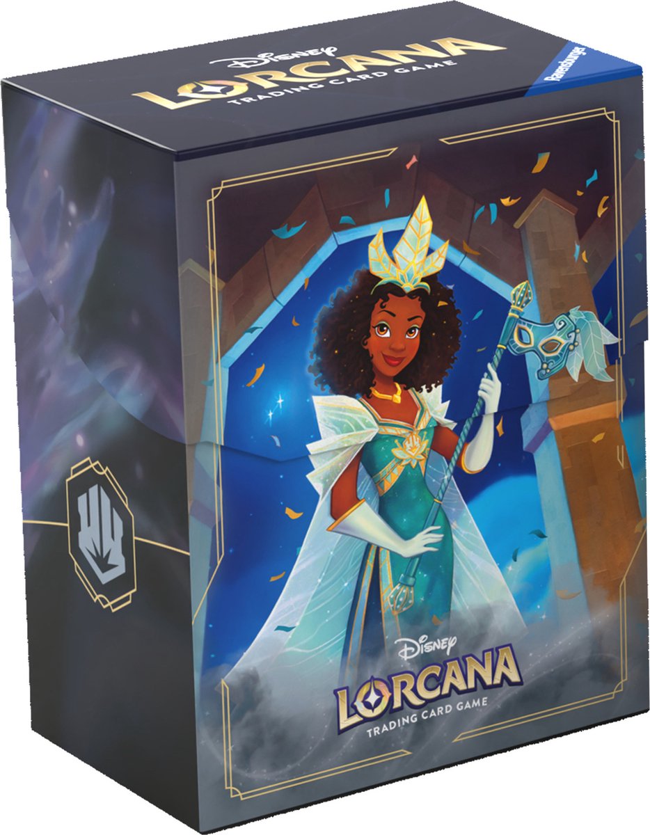 Disney lorcana tcg - shimmering skies - tiana 80-card deck box