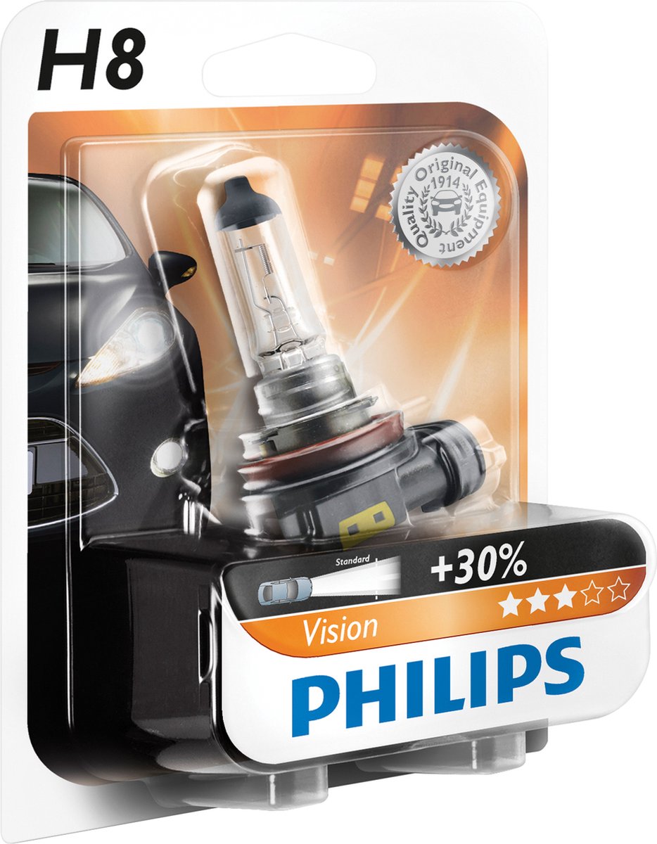 Lampada frontale standard Philips h8 12v 35w