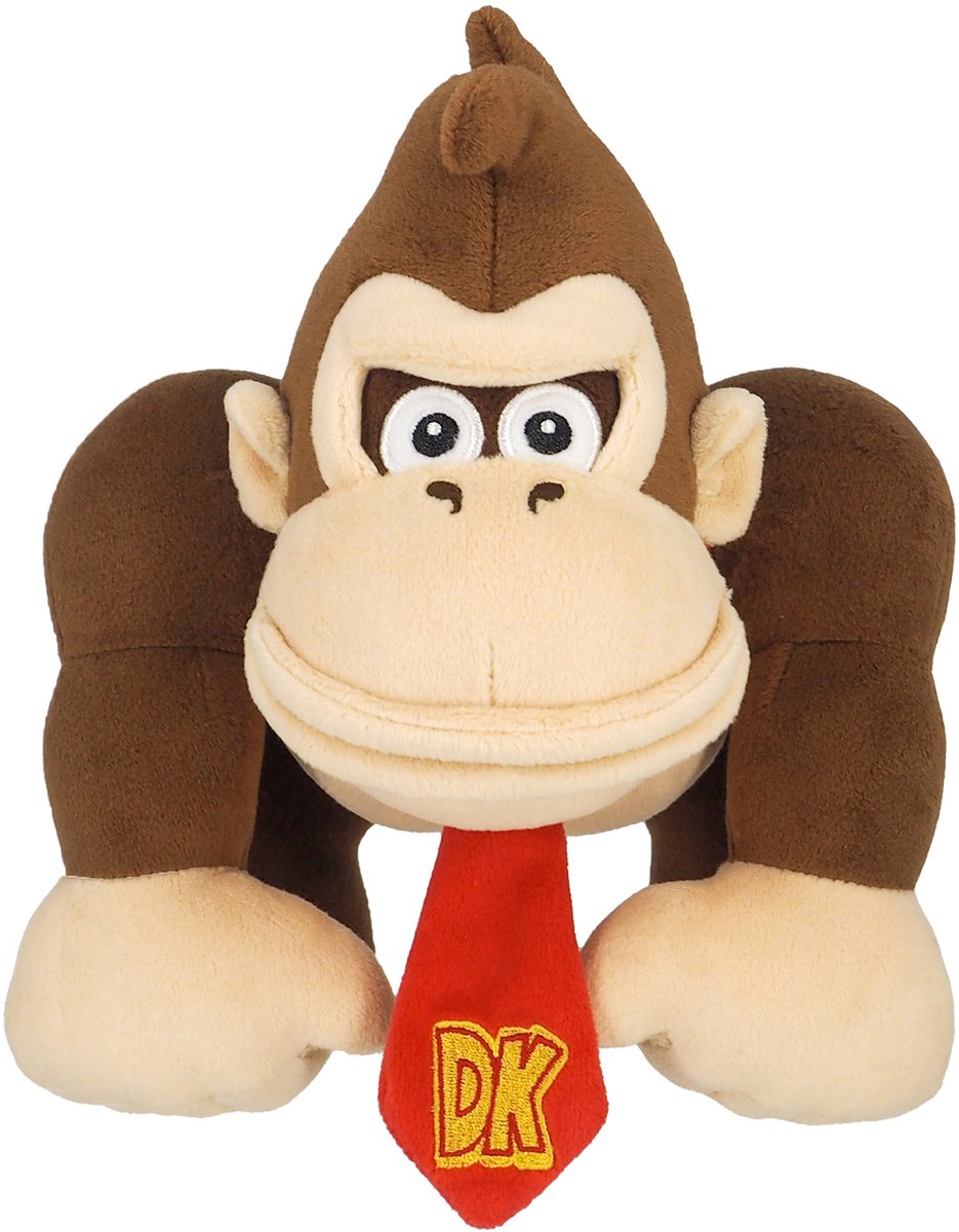 Nintendo together+ nintendo together + super mario bros – donkey kong official licensed knuffel – 22 cm pluche