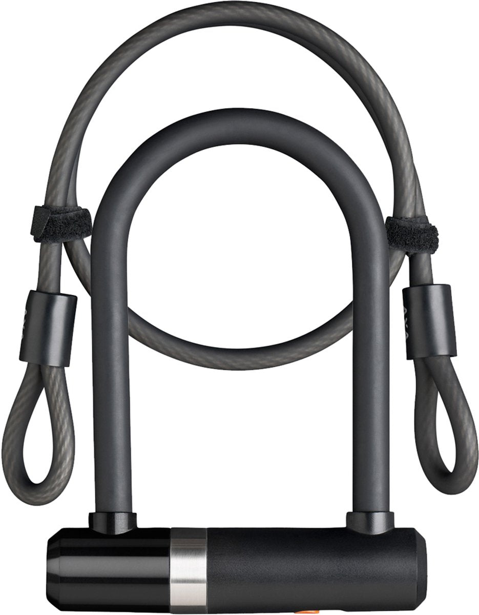 Axa beugellot newton mini con cable de ranura 100 8 negro