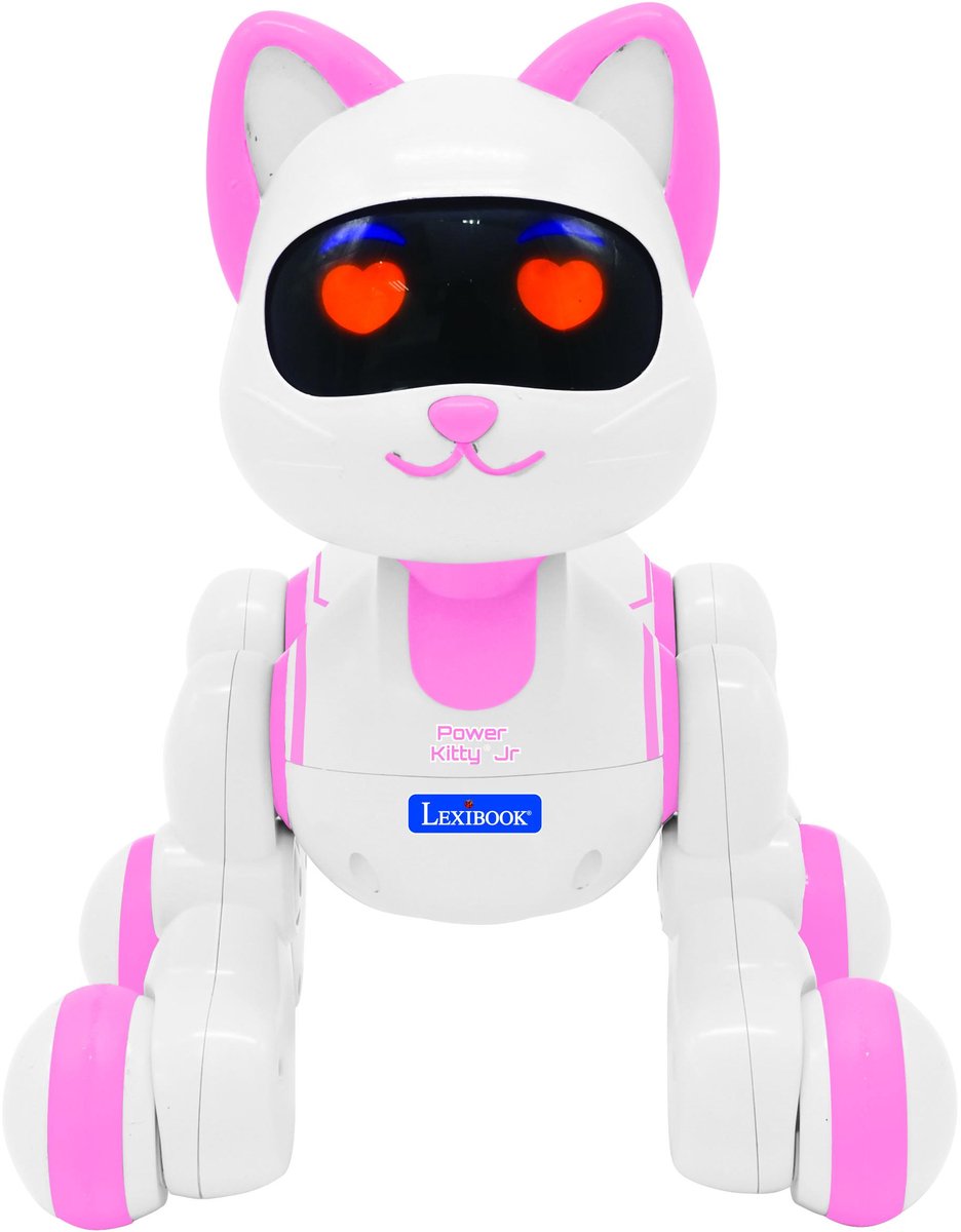 Lexibook Stream Kitty® Jr – Stream Kitty, ¡mi gato robot inteligente programable!