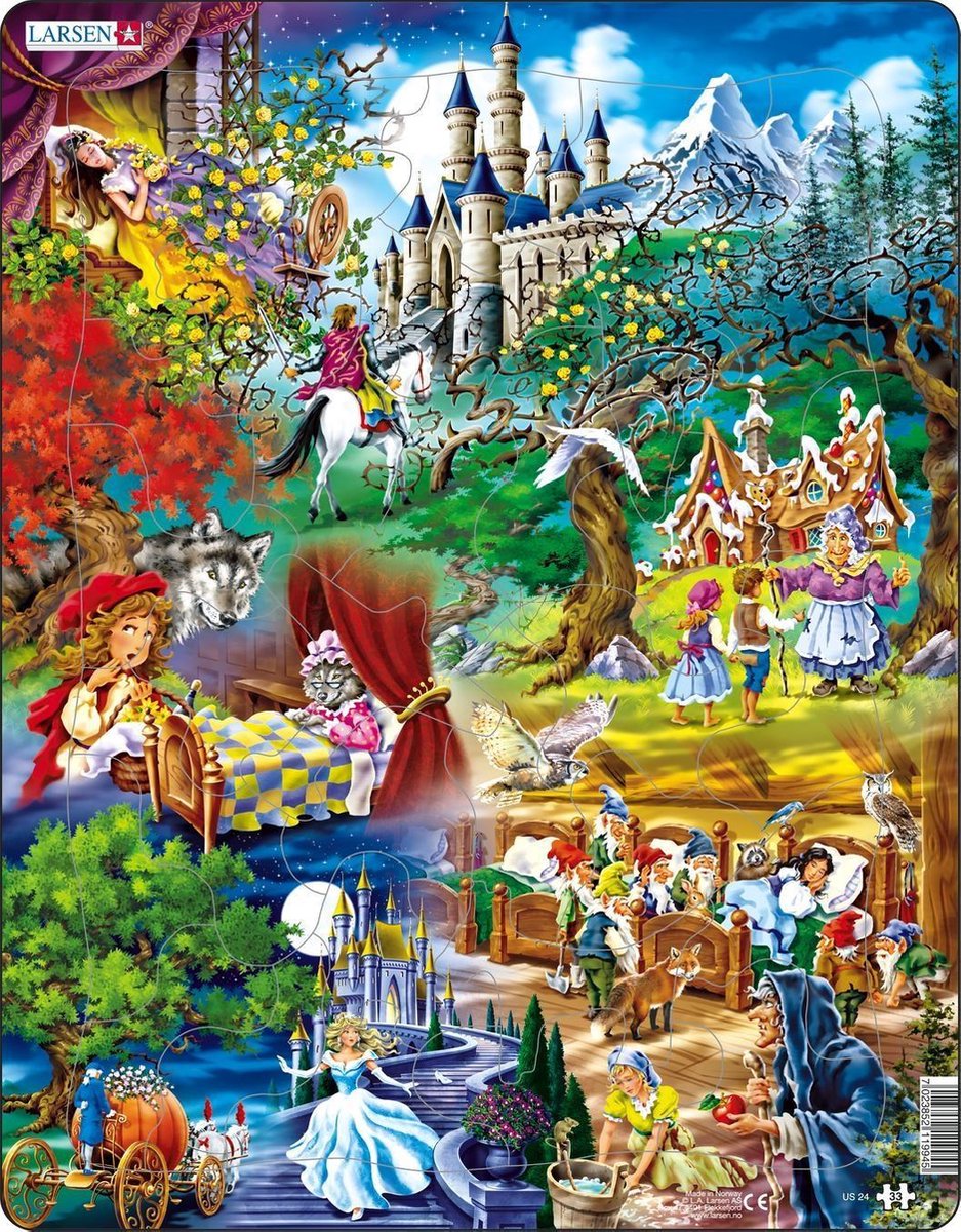 Selecta Larsen Jigsaw puzzle The Fairy Tales of Grimm, 33 °.