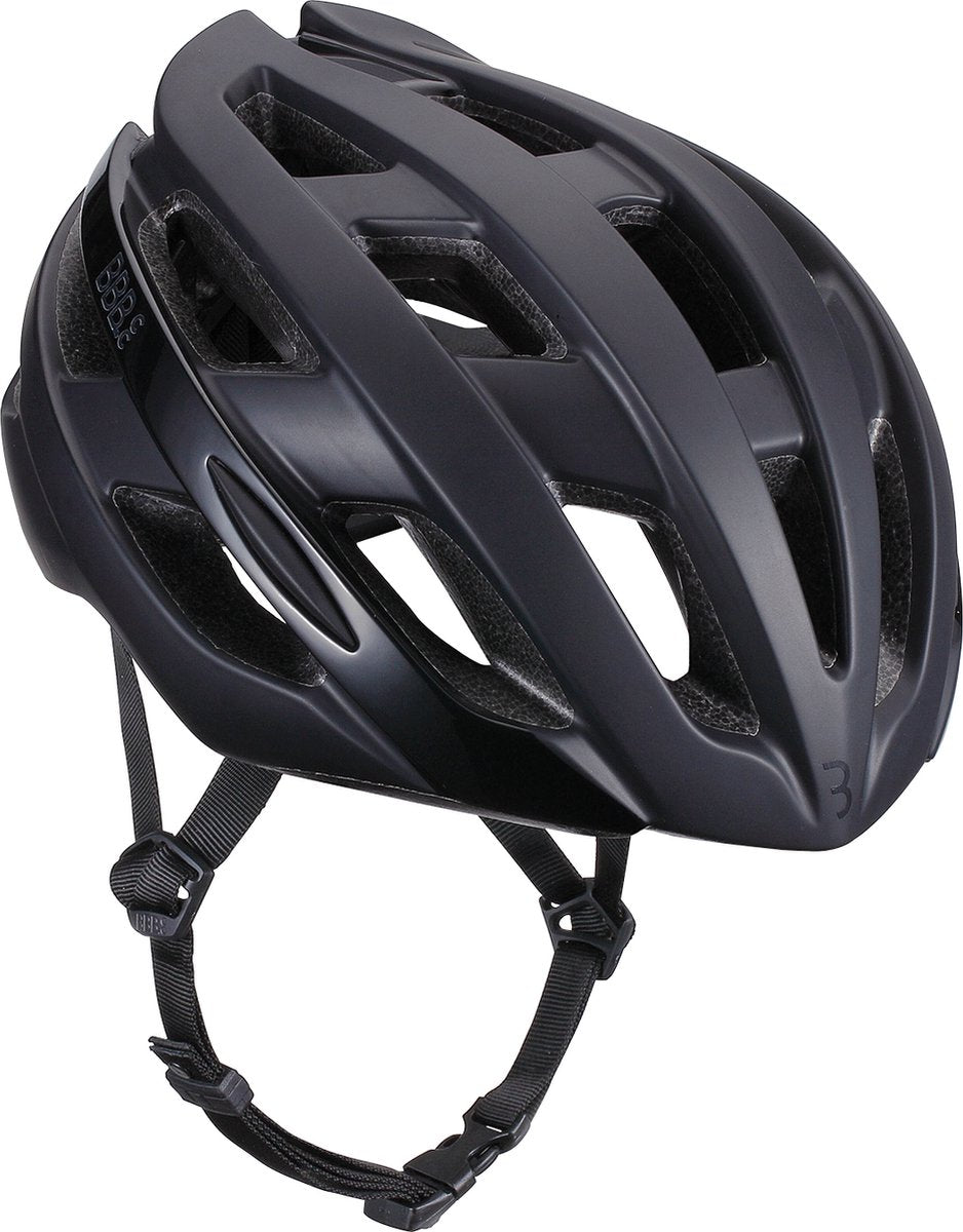 Bbb cycling hawk racefiets helm - medium: 54-58 cm - wielrenhelm - fietshelm volwassenen - sporthelm - mat zwart - bhe-151