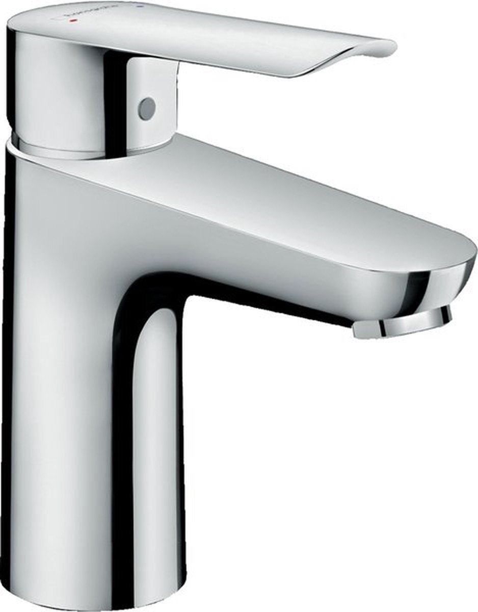 Hansgrohe logis e - Miscelatore per lavabo - funzionamento monocomando - con scarico - 100 mm - cromo