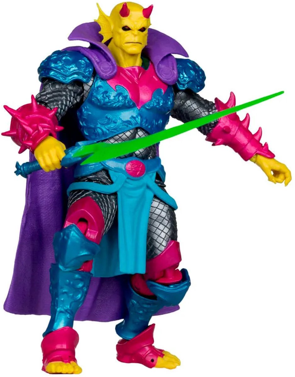 Mcfarlane Toys dc multiverse action figure the demon (demon knights) edizione black light (etichetta oro) action figure da 18 cm