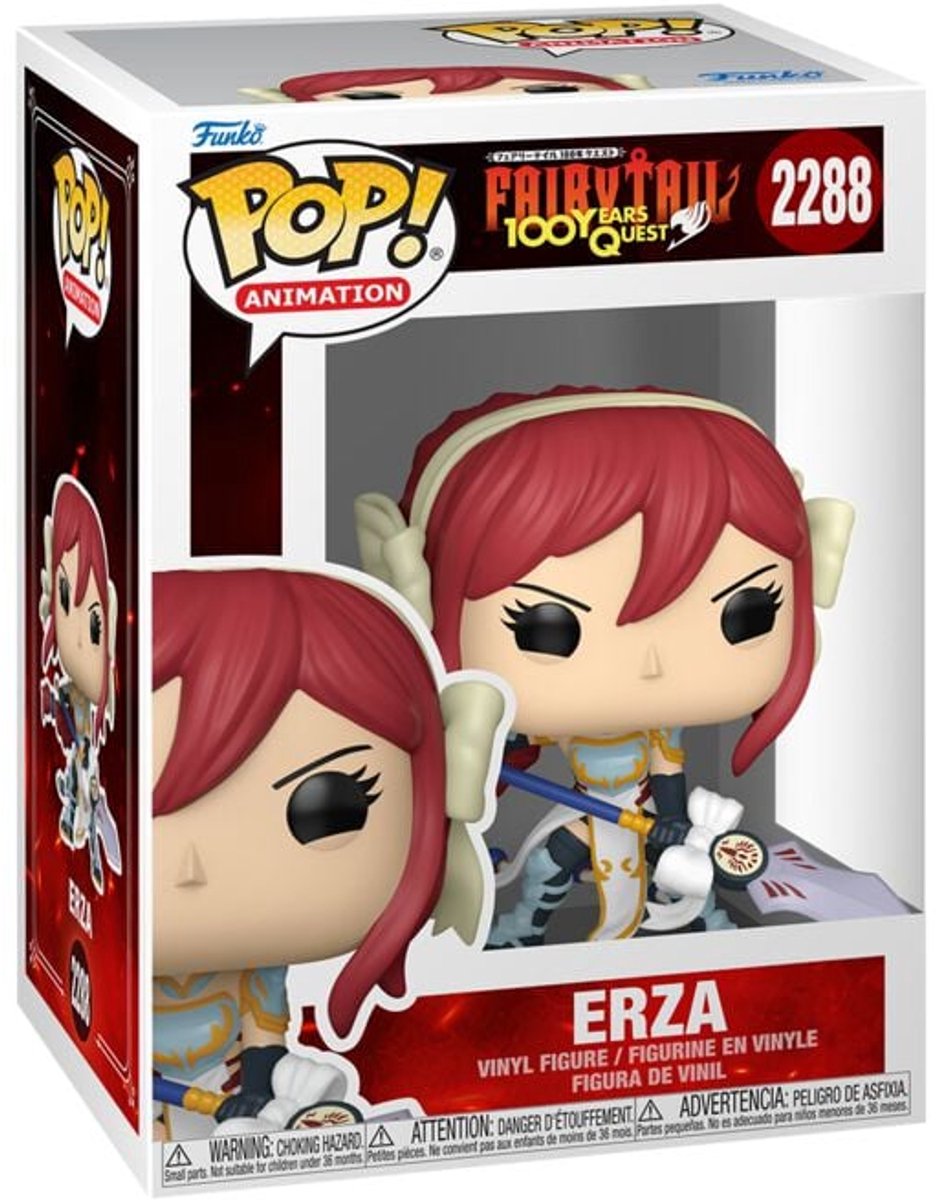 Funko fairy tail erza vinylfiguur 2288 unisex pop! - neutraal - standard