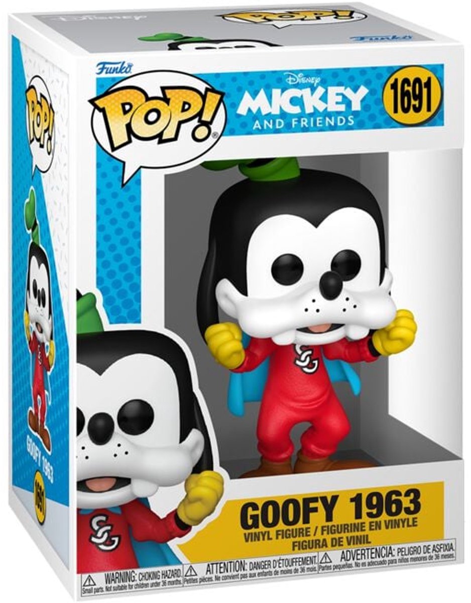 Funko mickey mouse goofy 1963 vinylfiguur 1691 unisex pop! - neutraal - standard