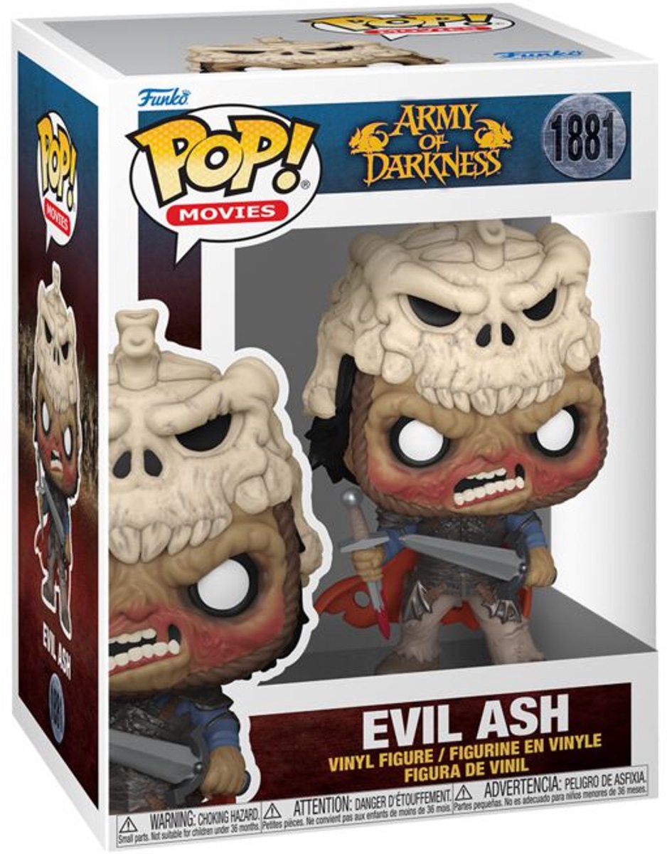 Funko Army of Darkness Evil Ash Vinyl Figure 1881 unisex pop! - multicolore - standard