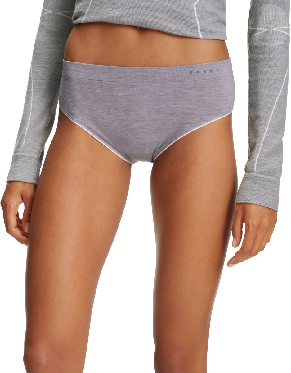 Falke wool-tech ropa interior funcional de lana ligera de secado rápido material funcional mujer gris - talla xs