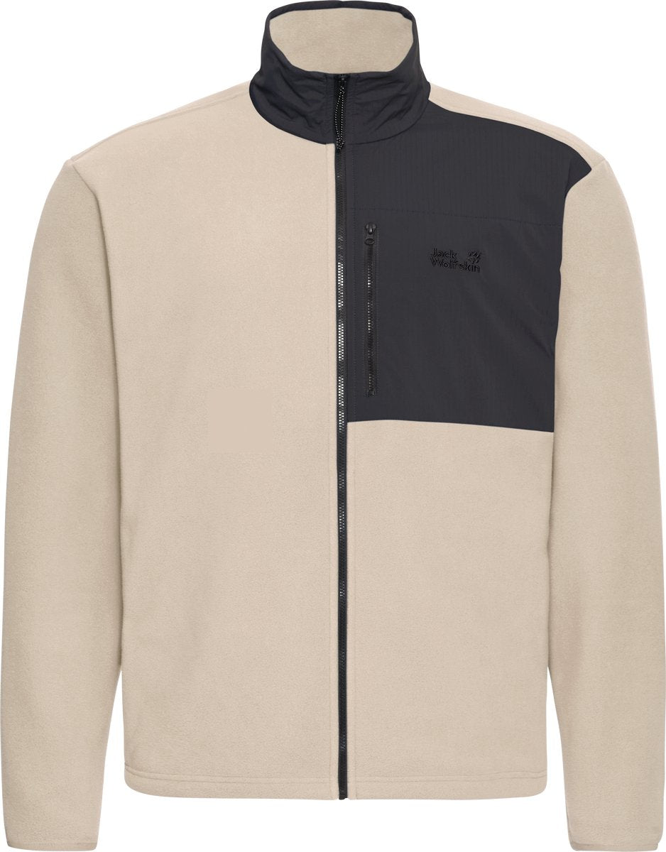 Giacca outdoor da uomo Jack wolfskin sumetro fz m-oyster